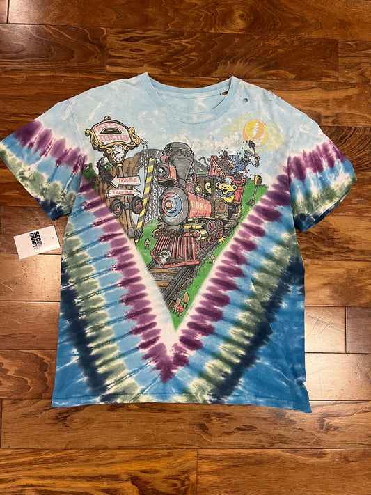 2011 Grateful Dead Tie Dye Graphic Music Band Tee (L)