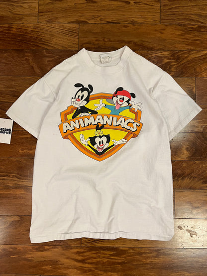 1993 Animaniacs Vintage Warner Bros Double Sided Cartoon Tee (L)