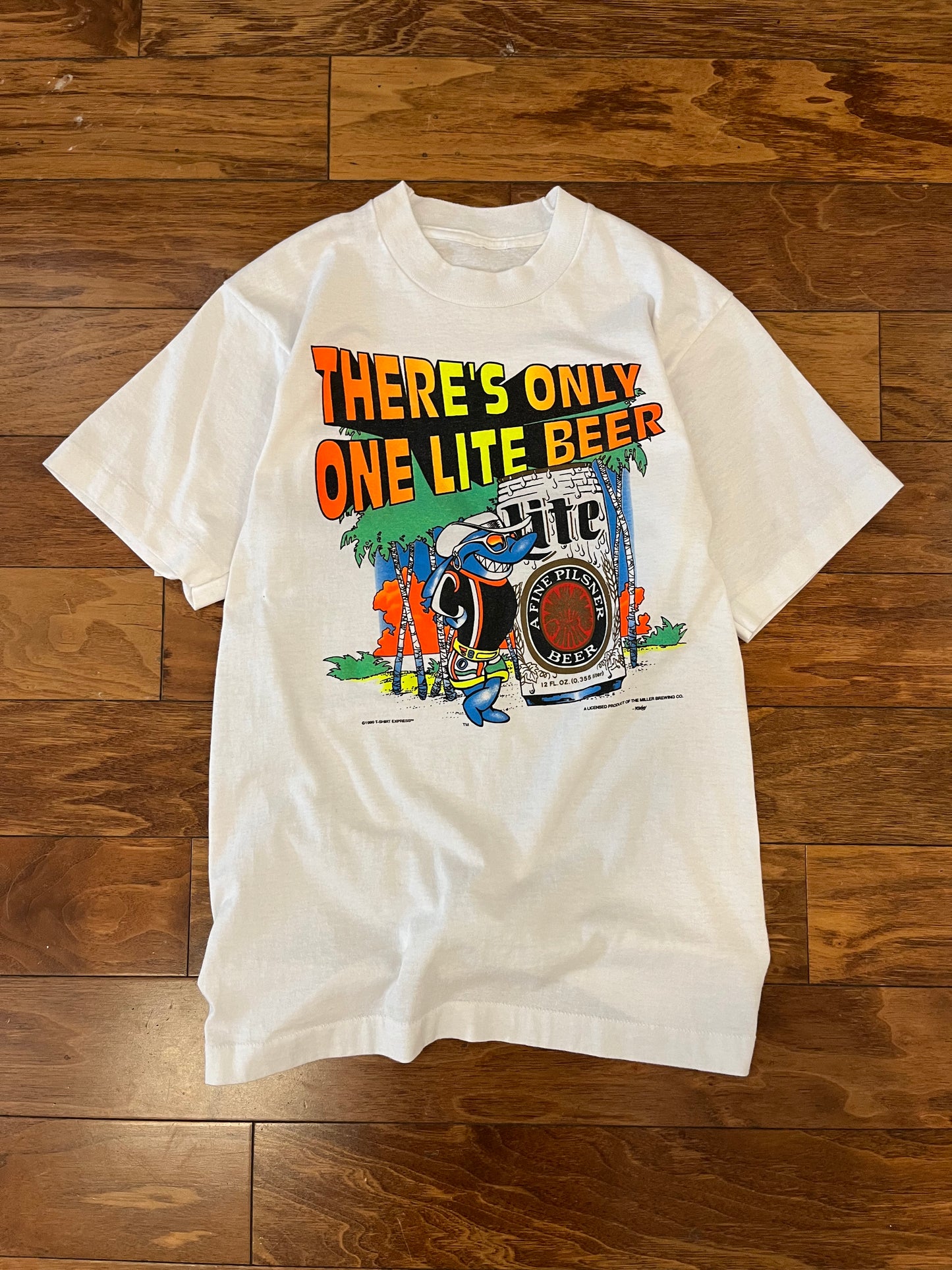 1990 Miller Lite "There's Only One Lite Beer" Promo Tee (S)