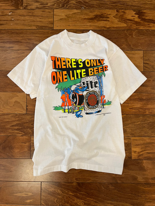 1990 Miller Lite "There's Only One Lite Beer" Promo Tee (S)