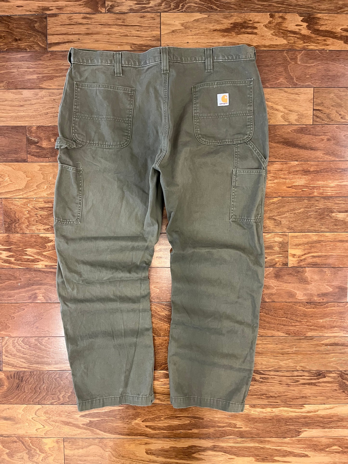 Carhartt Army Green Carpenter Pants (42 x 30)
