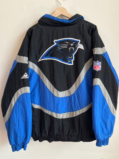 90s Carolina Panthers Apex One Puffer Jacket (L)