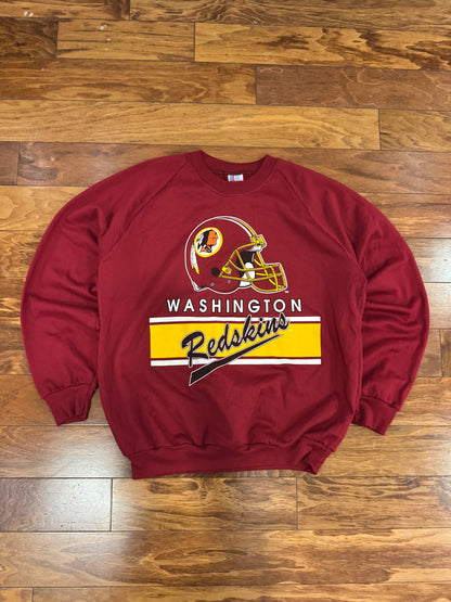 80s Washington Redskins Helmet Crewneck (XL)