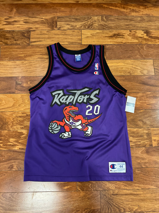 90s Toronto Raptors Damon Stoudamire #20 Champion NBA Jersey (L)