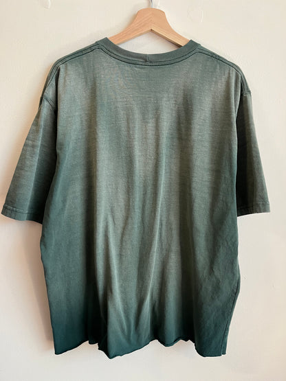 00s Carhartt Faded Green Cropped Pocket Tee (L)