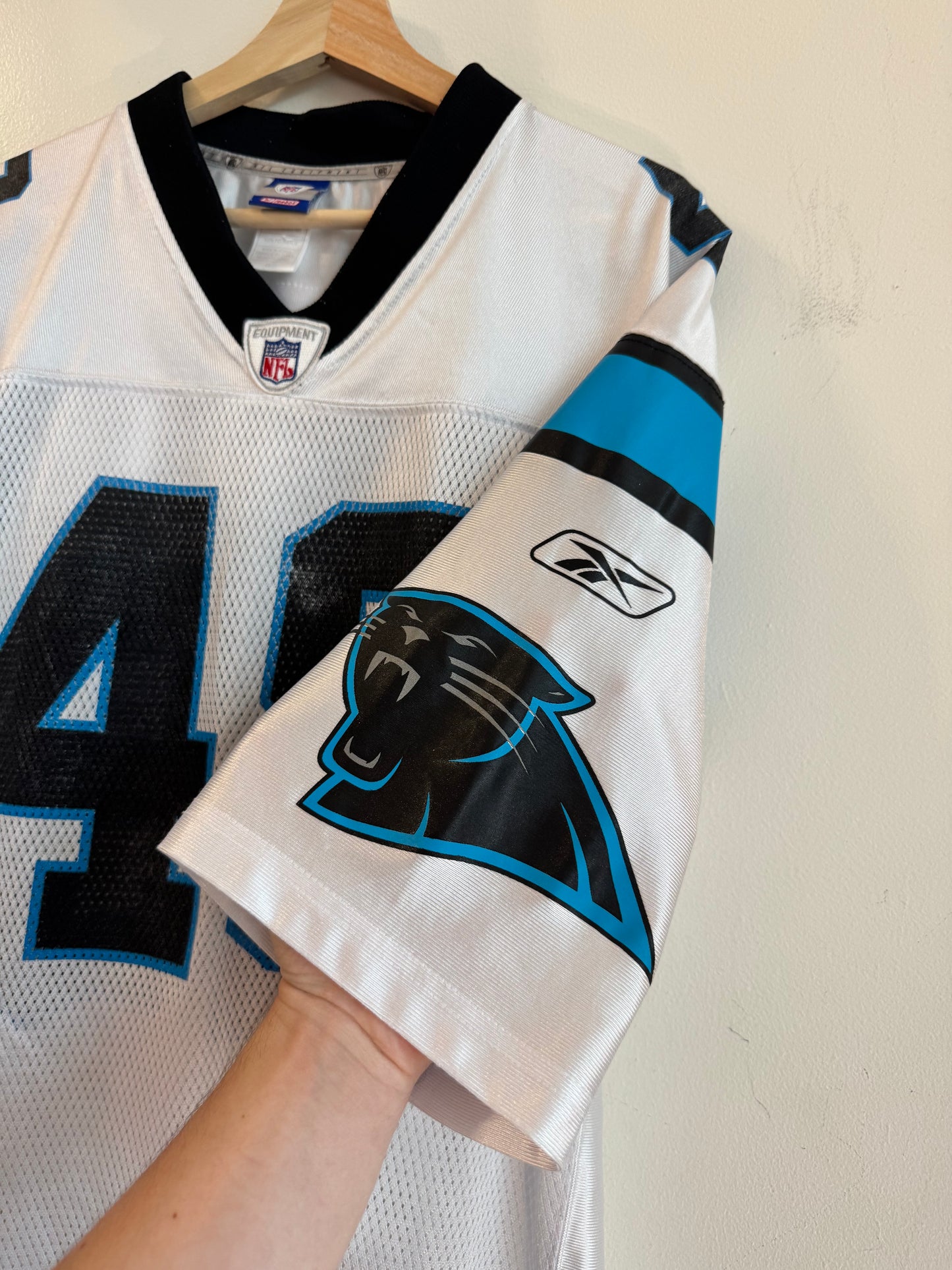 00s Carolina Panthers Stephen Davis Reebok Away Jersey (L)