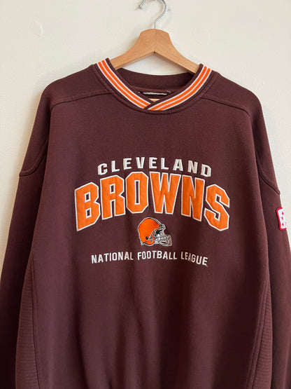 90s Cleveland Browns Lee Sports Embroidered Crewneck (XL)