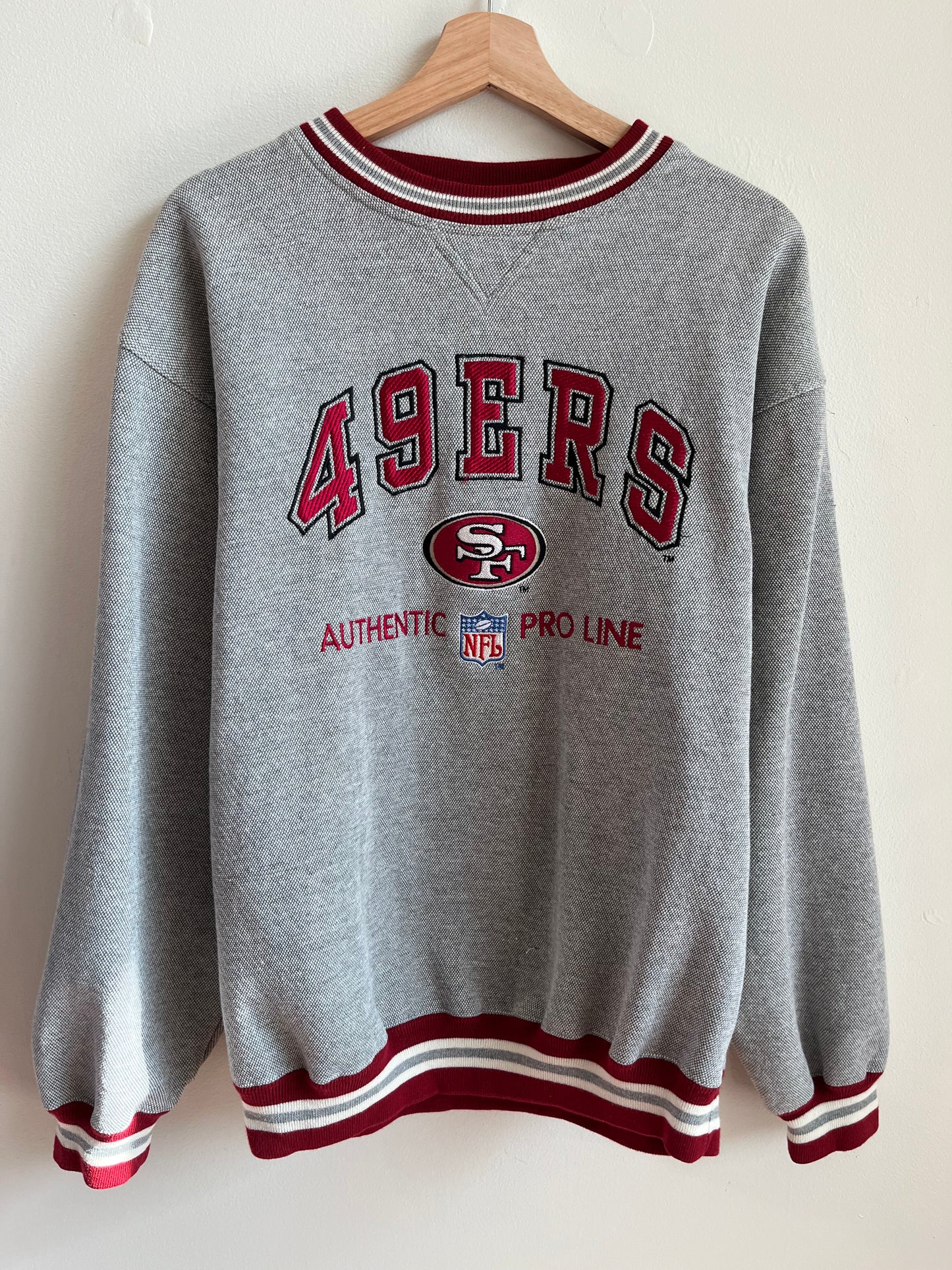 90s San Francisco 49ers Logo Athletic Pro Line Crewneck (L)