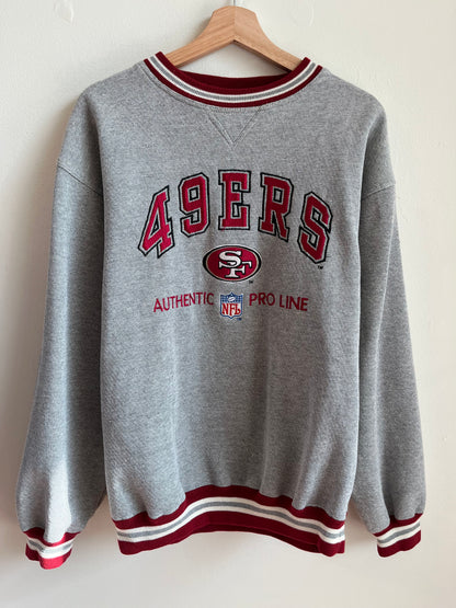 90s San Francisco 49ers Logo Athletic Pro Line Crewneck (L)