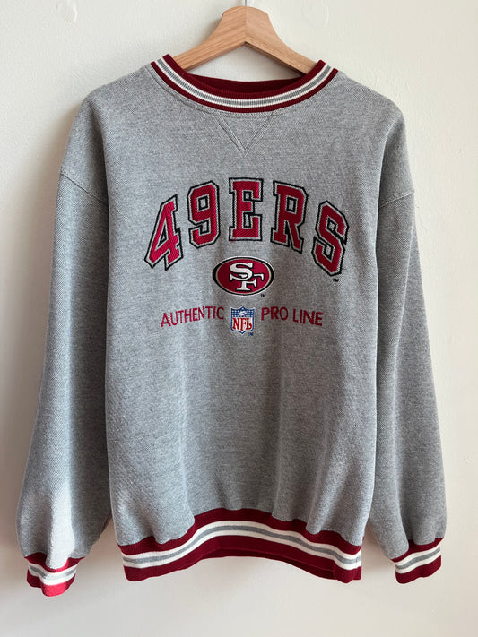 90s San Francisco 49ers Logo Athletic Pro Line Crewneck (L)
