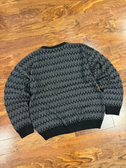 90s Van Heusen Black Sweater (XL)
