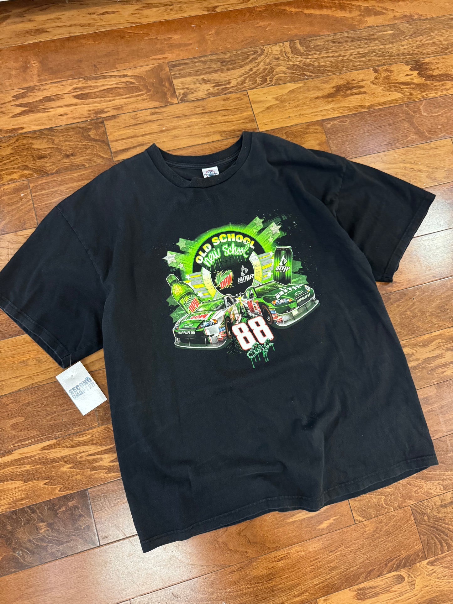 00s Dale Jr Mountain Diet Nascar Graphic Tee (XXL)