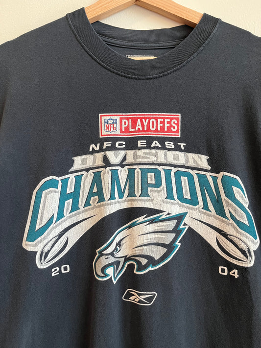 2004 Philadelphia Eagles NFC Champions Tee (L)