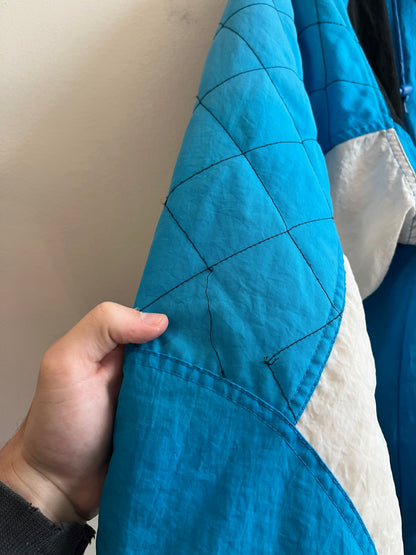 90s Carolina Panthers Starter Pro Line Blue Puffer Jacket (M)