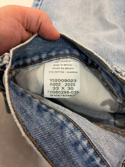00s Lee Light Wash Faded Shorts (33)