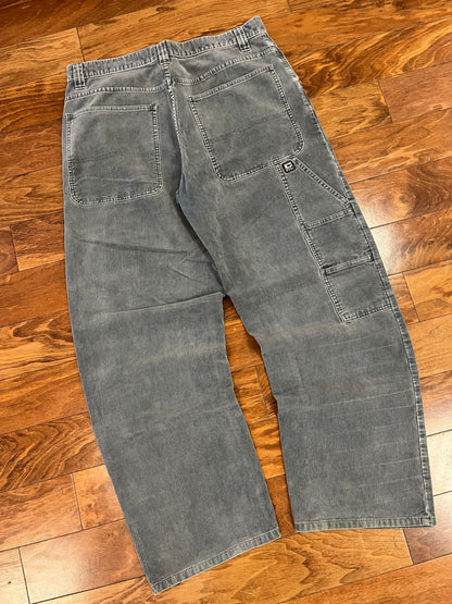 00s Chaps Ralph Lauren Teal Corduroy Pants (34 x 32)