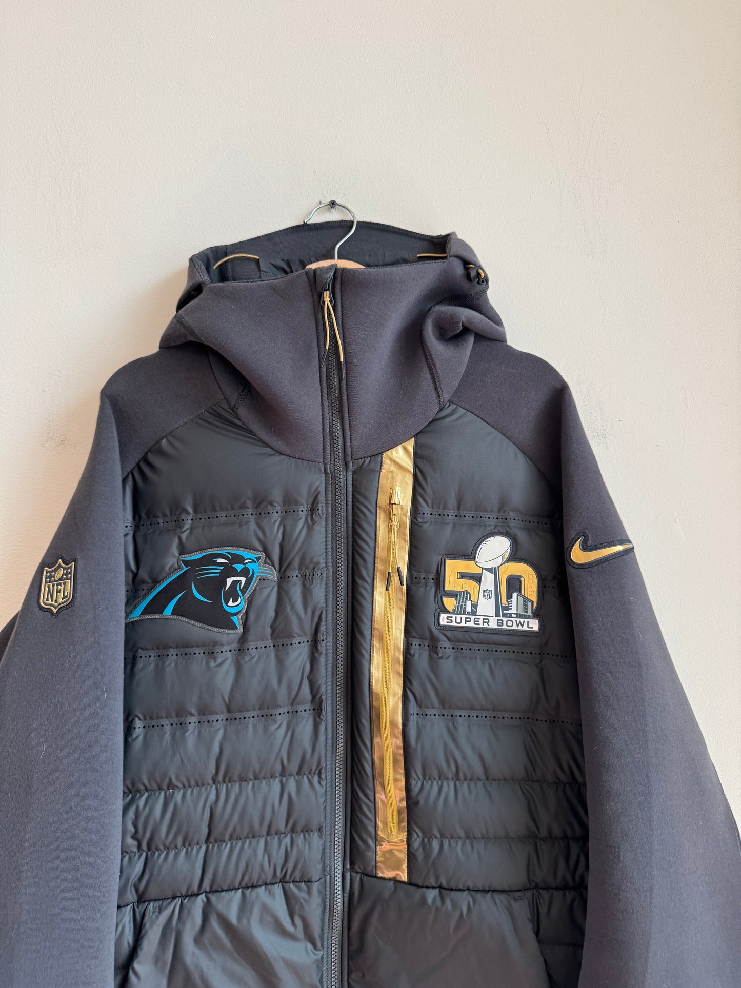 2016 Carolina Panthers Super Bowl 50 Aeroloft Full Zip Jacket (XL)