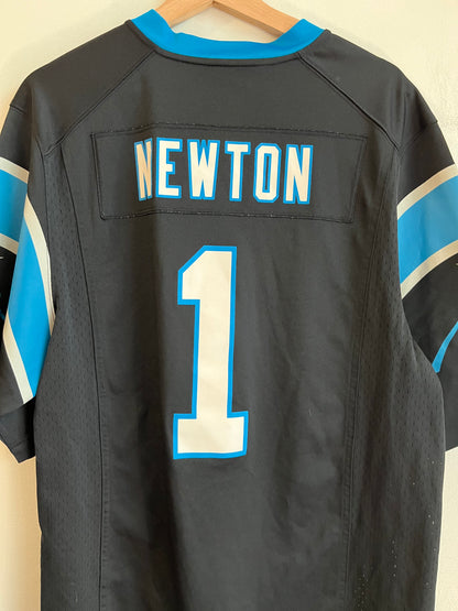 00s Carolina Panthers Cam Newton Nike Home Jersey (L)