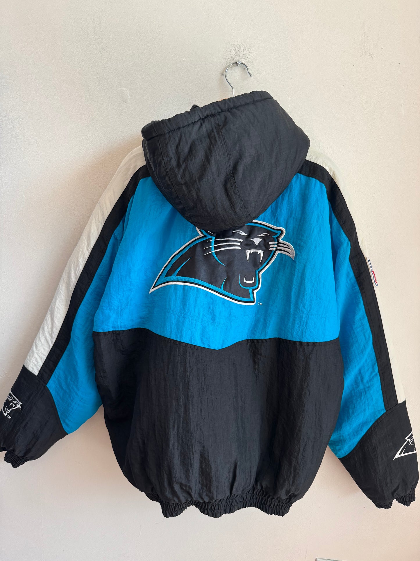 90s Carolina Panthers Reebok Pro Line Puffer Jacket (XL)