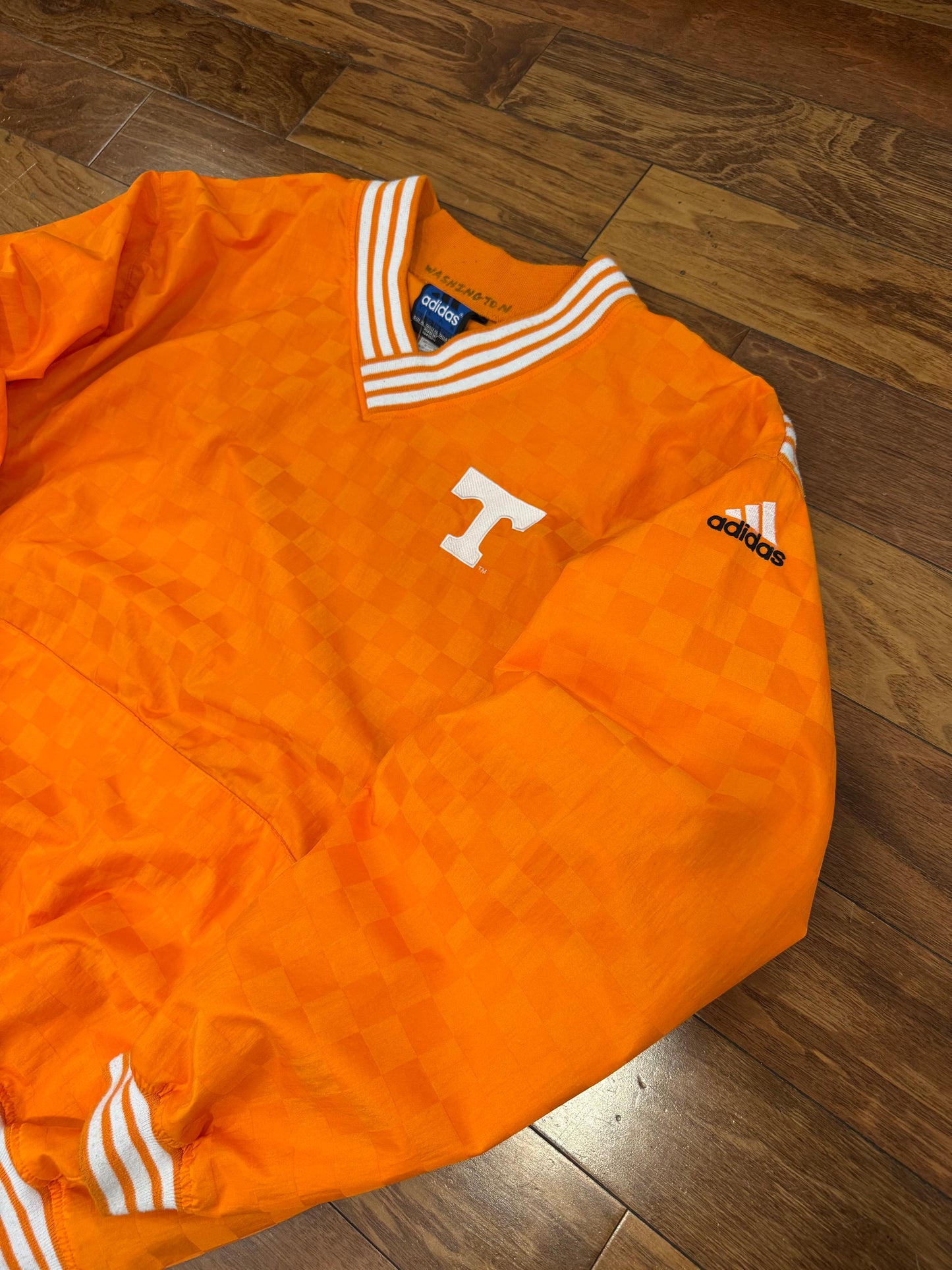 90s Adidas Tennessee Checkerboard Windbreaker (XL)