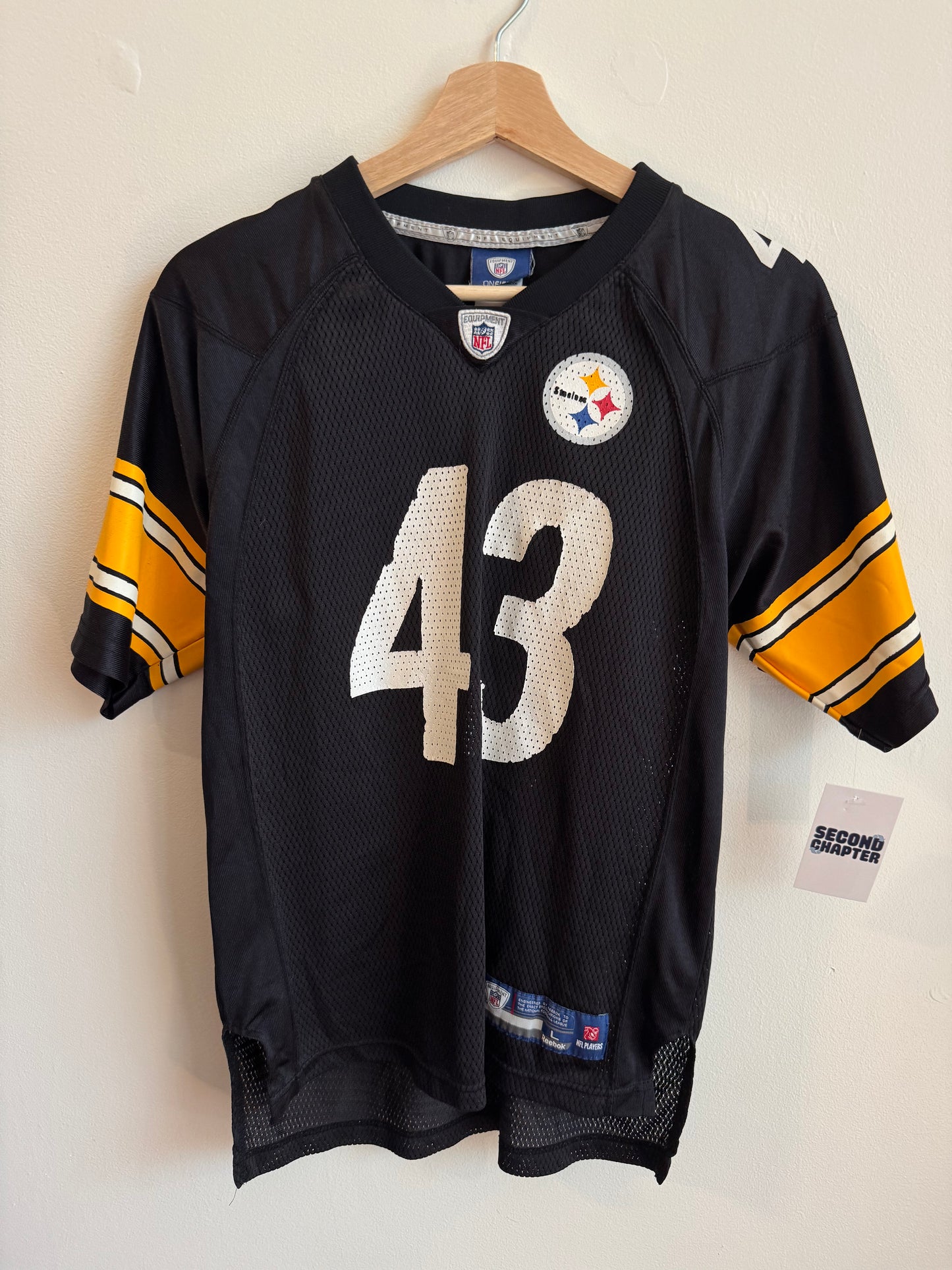 00s Pittsburgh Steelers Troy Polamalu Jersey (Youth L)