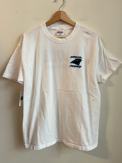 00s Carolina Panthers Cat Scratch Alltel Sponser Tee (L)
