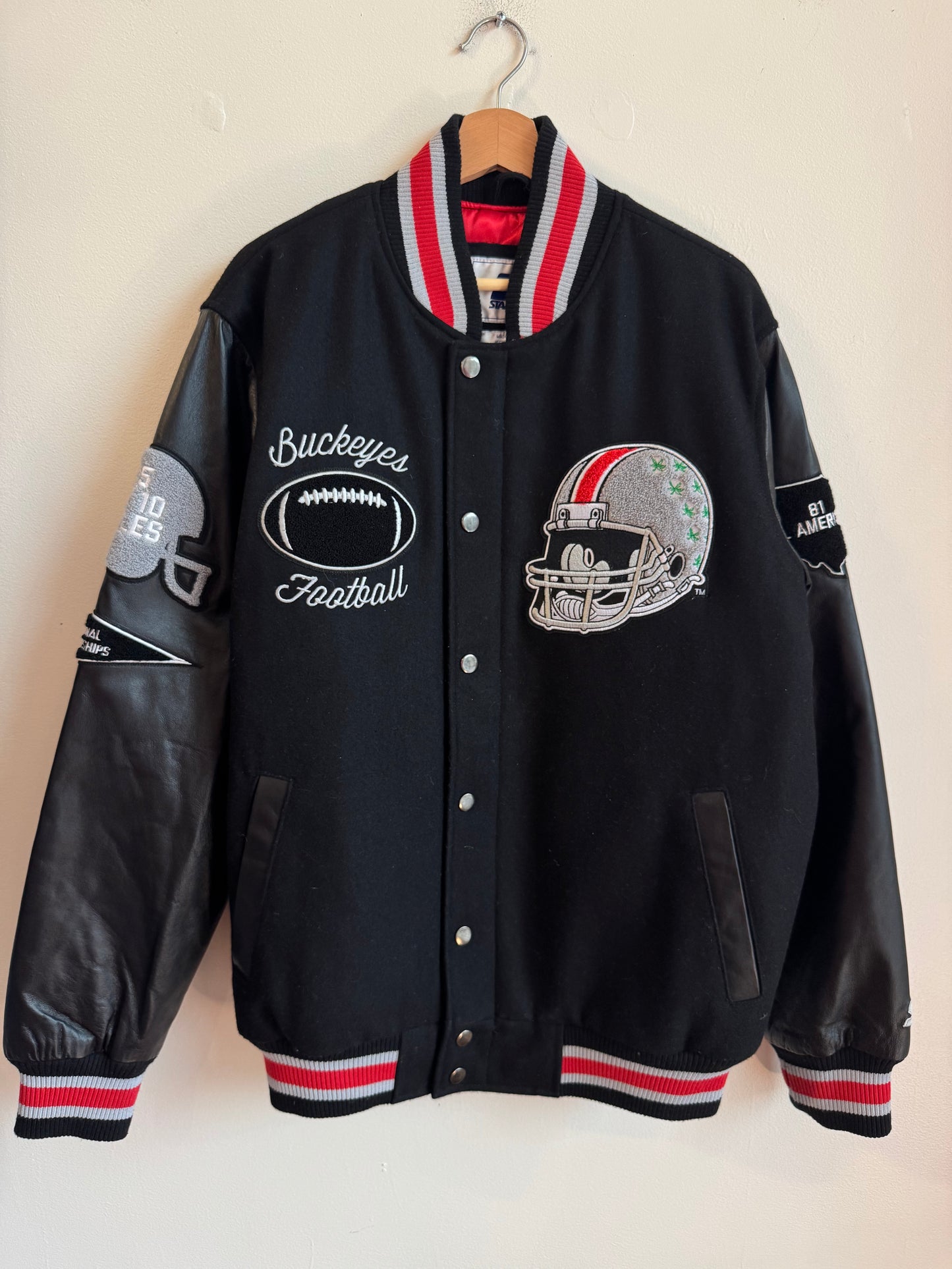00s Ohio State Buckeyes Rick Ross Starter Jacket (L)