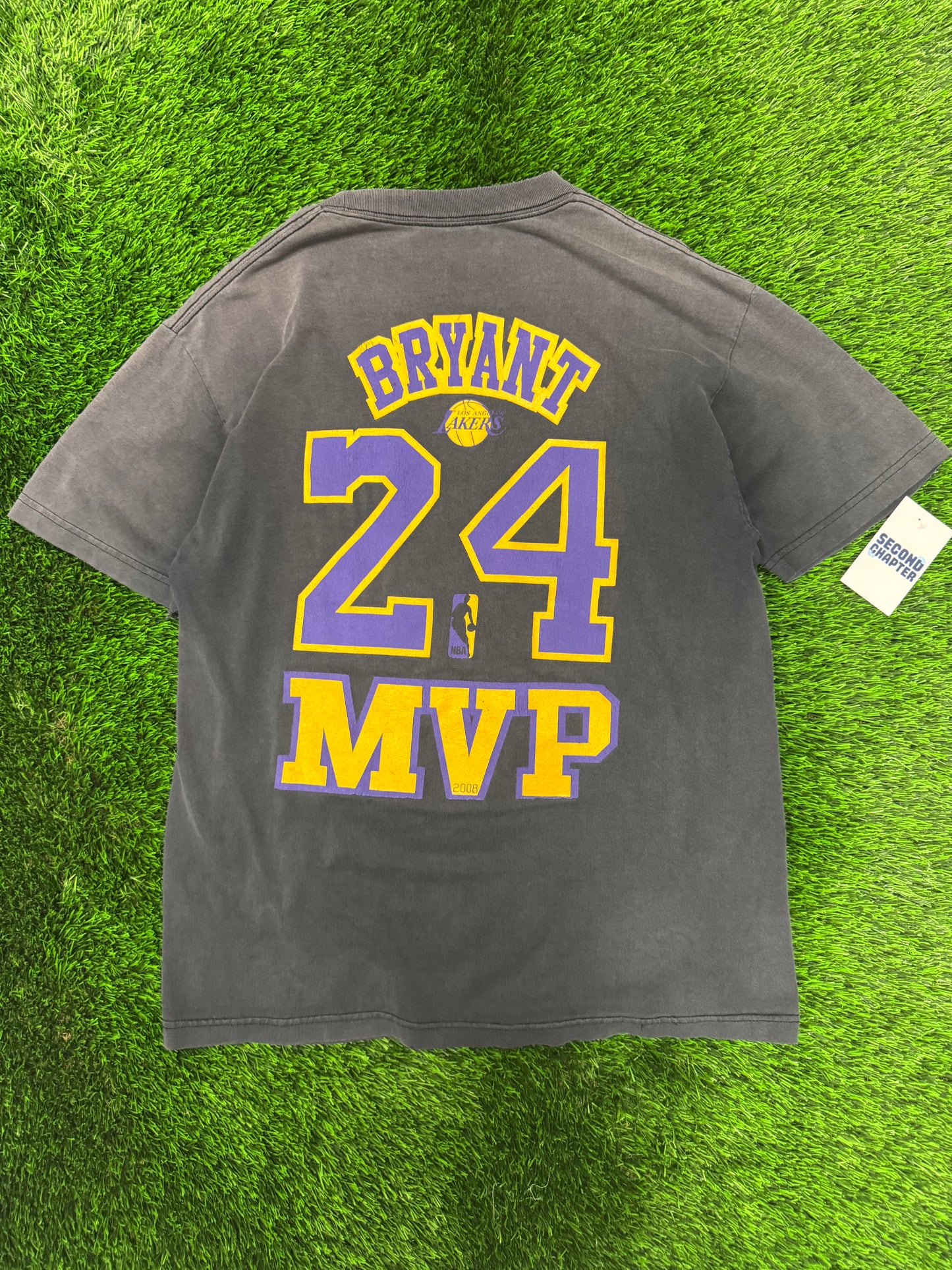 2008 Kobe Bryant Los Angeles Lakers Vintage Faded Tee (XL)