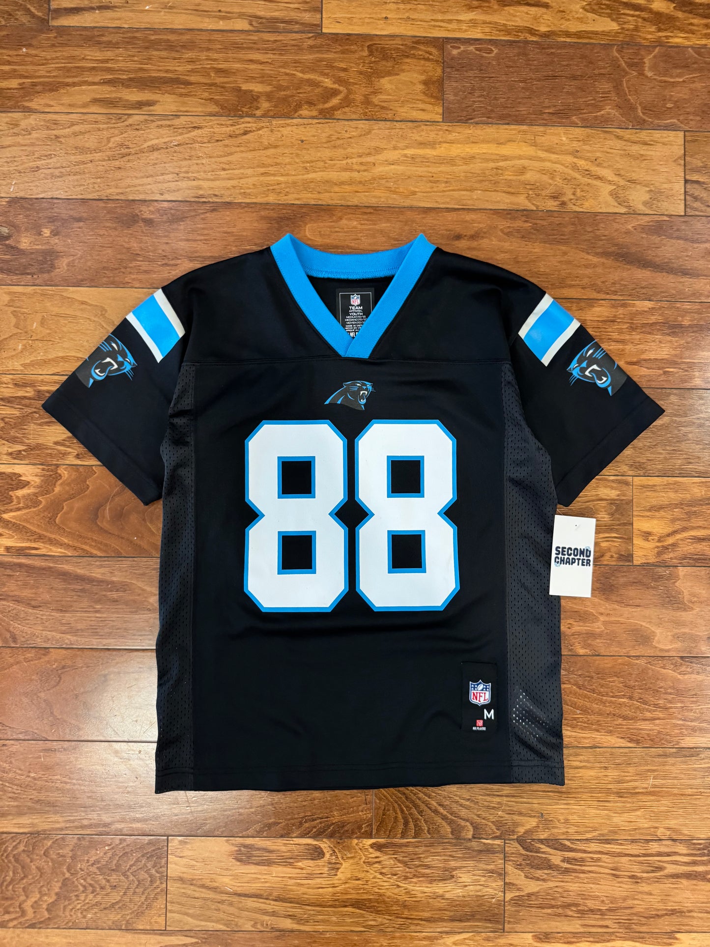 00s Carolina Panthers Greg Olsen Home Jersey (Youth M)