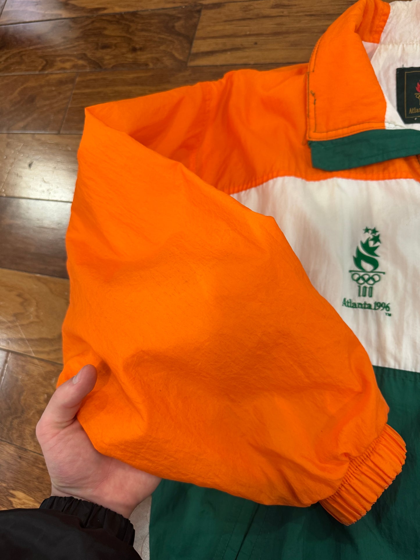 1996 Atlanta Olympics Ireland Vintage Starter Windbreaker (L)