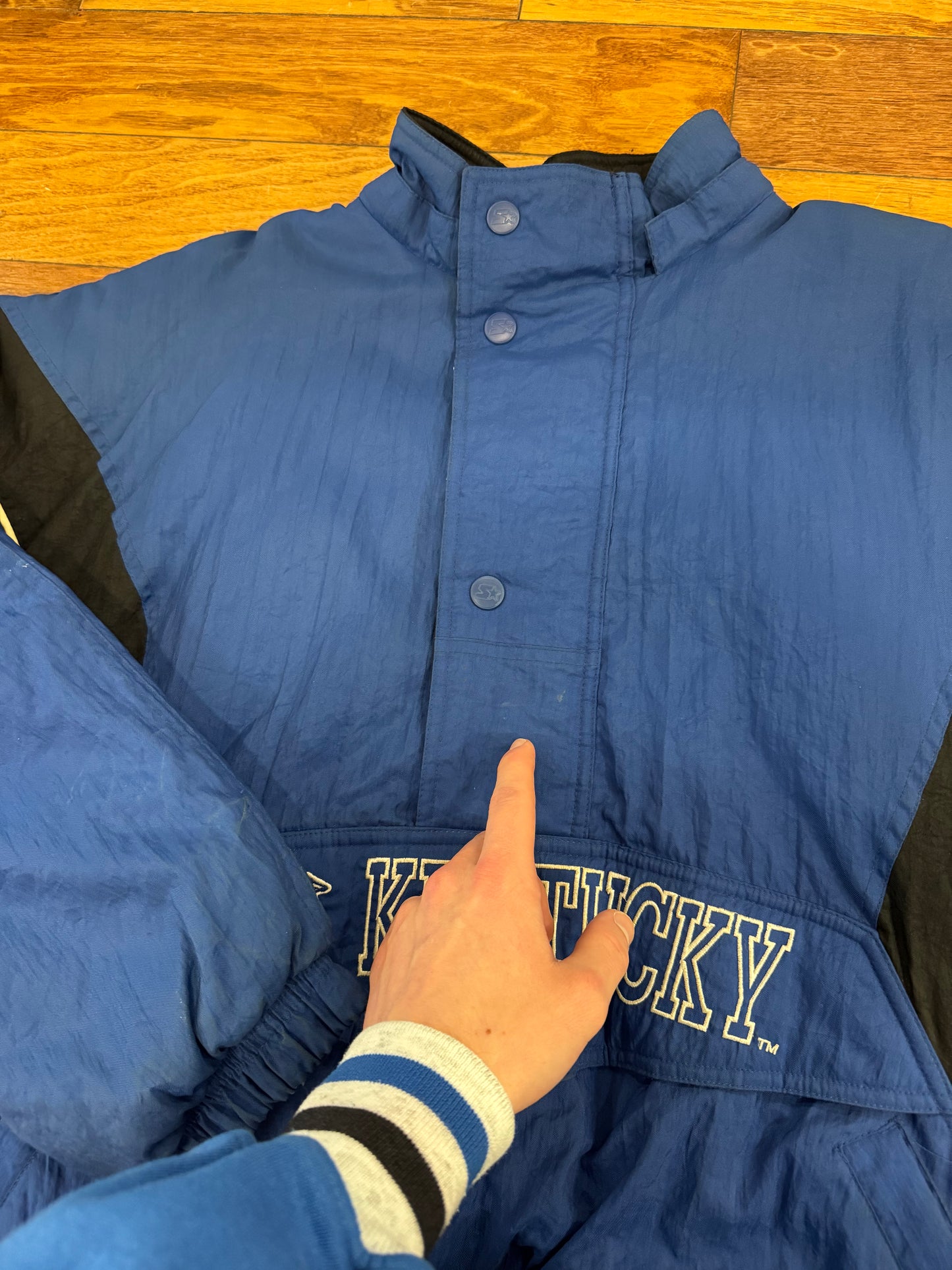 90s University of Kentucky Vintage Starter Puffer Jacket (XL)