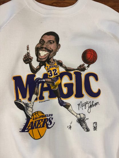 80s Magic Johnson Big Head Crewneck (L)