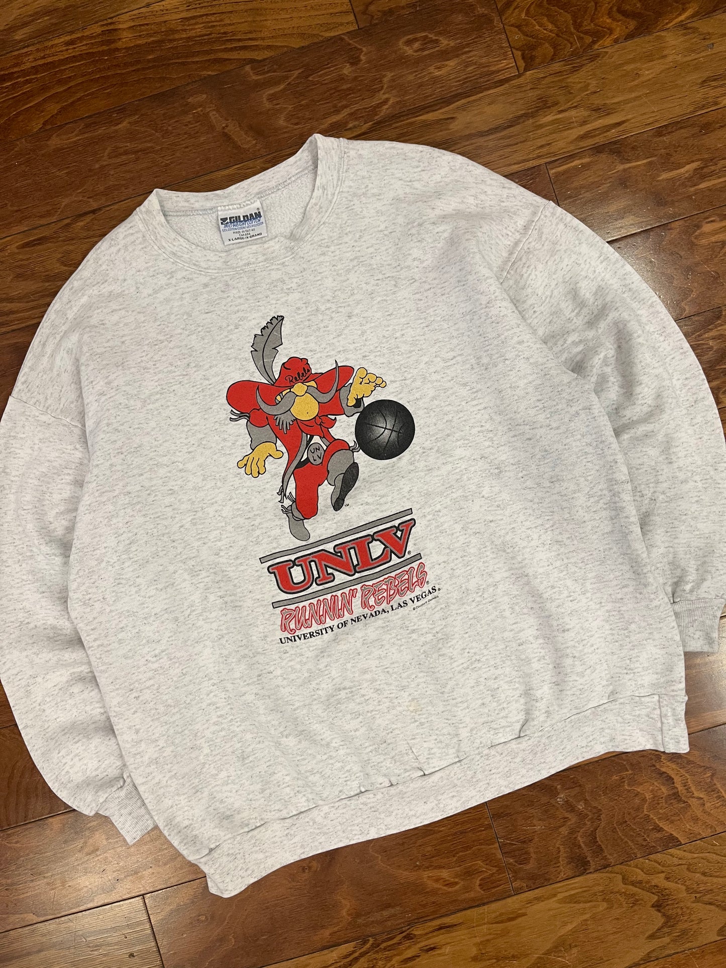 90s University Of Nevada Las Vegas (UNLV) Vintage Graphic Crewneck (XL)