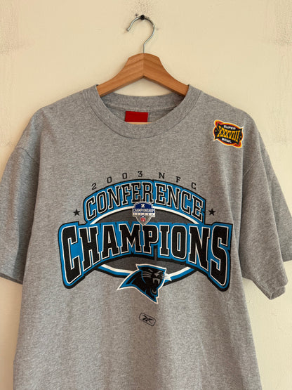 2003 Carolina Panthers Conference Champions Reebok Tee (M)