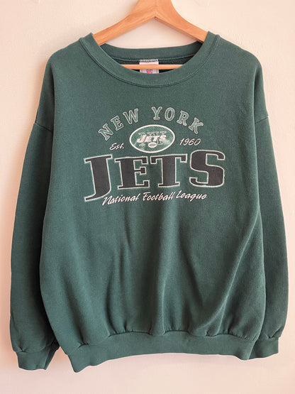 00s New York Jets NFL Crewneck (L)