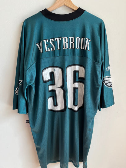 00s Philadelphia Eagles Brain Westbrook NFL Players Jersey (XL)