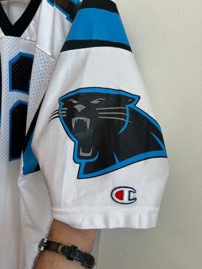 90s Carolina Panthers Kerry Collins Away Number 12 Champion Jersey (M)