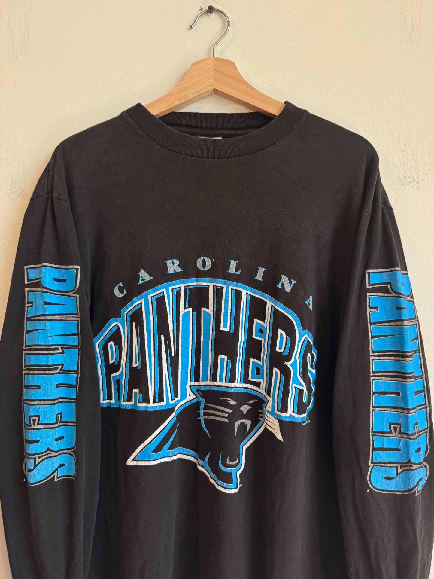 1996 Carolina Panthers True Fan Long Sleeve Shirt (L)