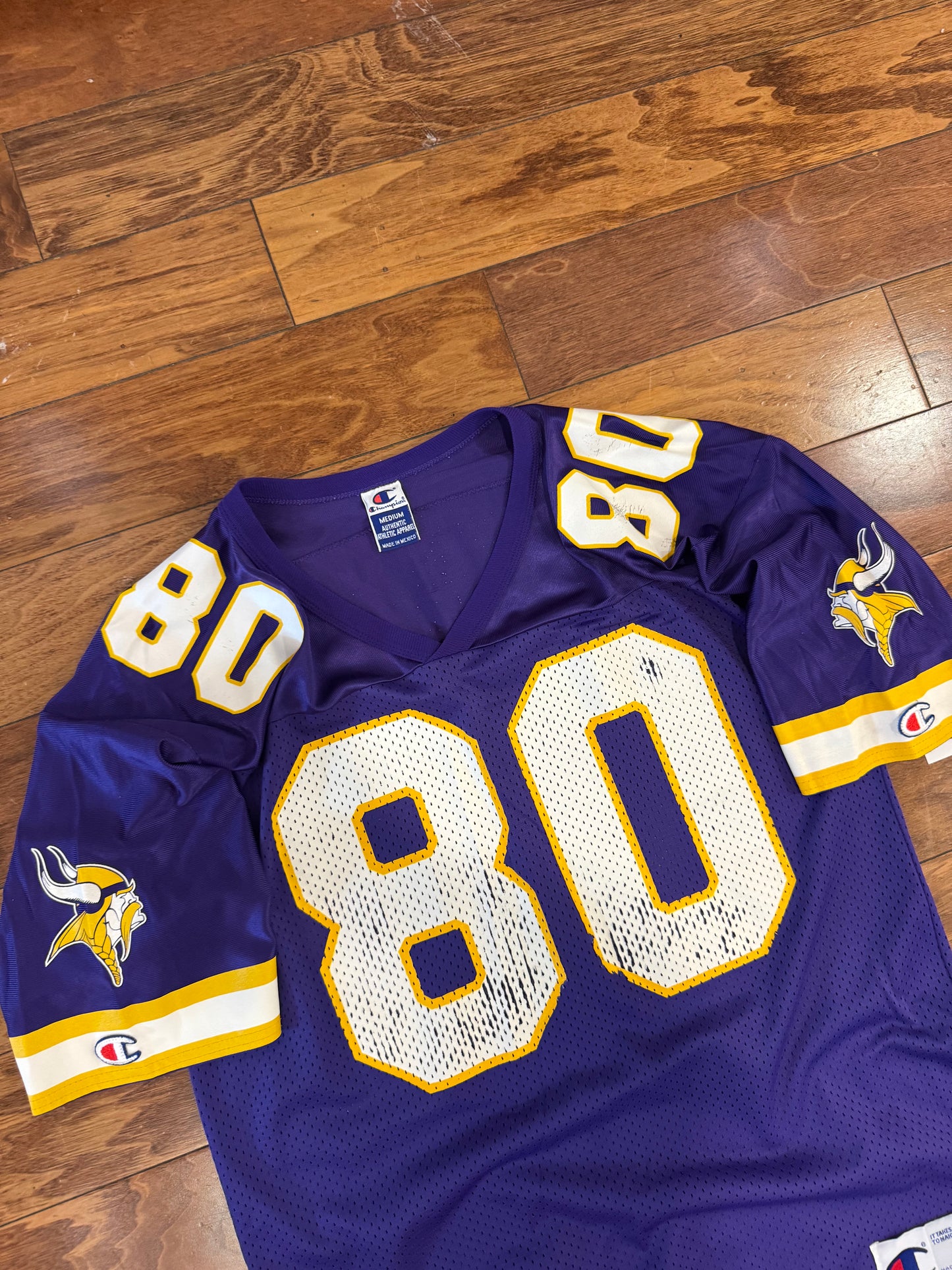 90s Minnesota Vikings Cris Carter Champion Jersey (M)