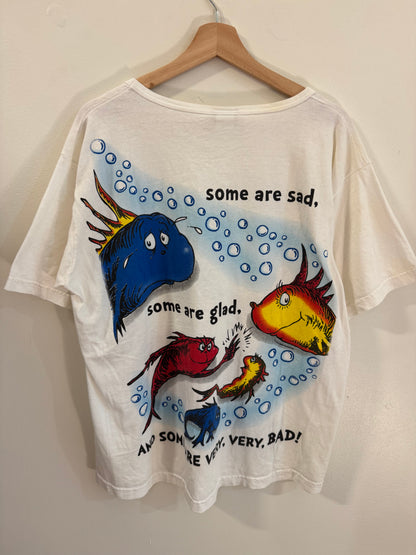 1990s Dr. Suess Fish Women's Tee (M)