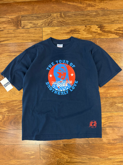 2001 Oasis & Black Crowes Band Music Tour Tee (L)