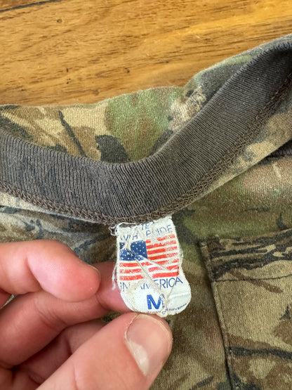 90s America Realtree Camo Long-Sleeve Shirt (S)