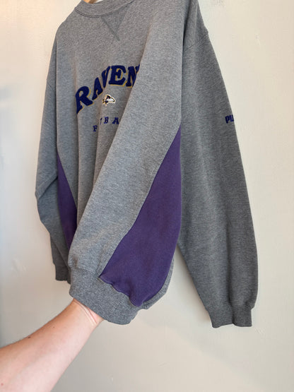 2000s Baltimore Ravens Puma Two Toned Crewneck (XL)