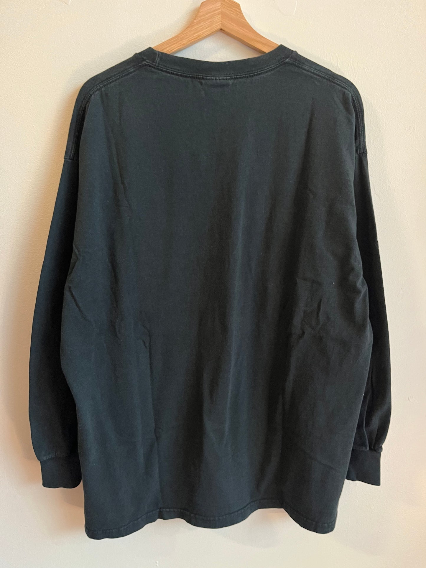 2004 Philadelphia Eagles NFC Champions Super Bowl Black Long Sleeve (XL)