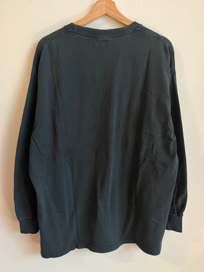 2004 Philadelphia Eagles NFC Champions Super Bowl Black Long Sleeve (XL)