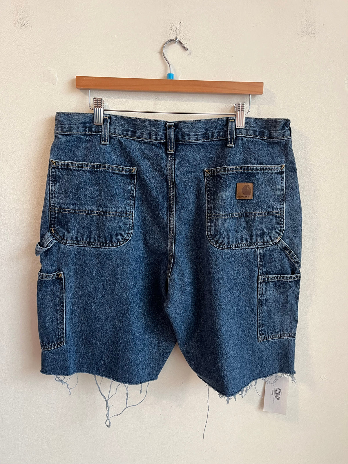 2018 Carhartt Dark Blue Carpenter Shorts (36)