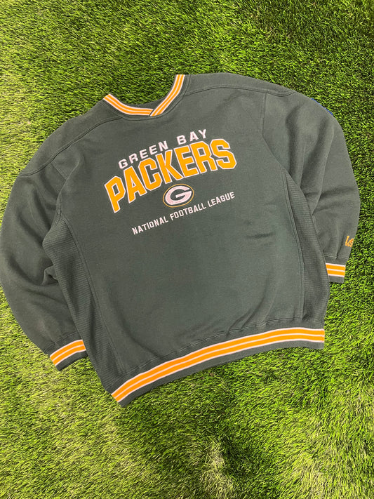 00s Green Bay Packers Lee Embroidered Crewneck (XL)