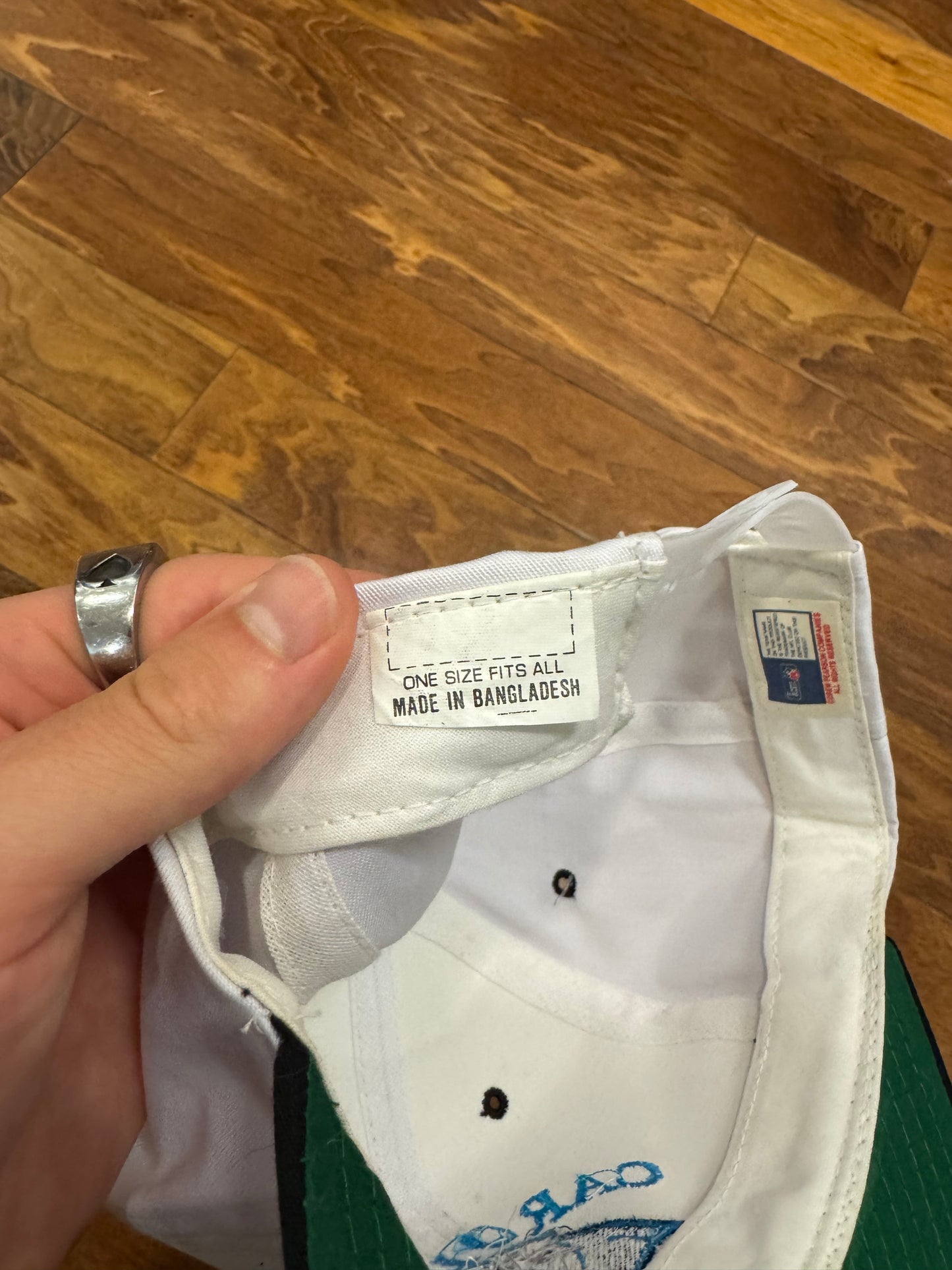 90s Carolina Panthers Embroidered Spell Out Hat (OS)