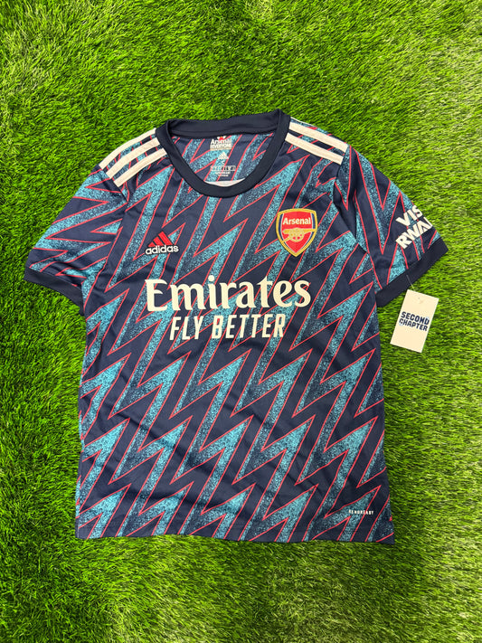 Arsenal Kieran Tierney #3 Adidas Third Jersey Emirates 2021-22 Kit (S)