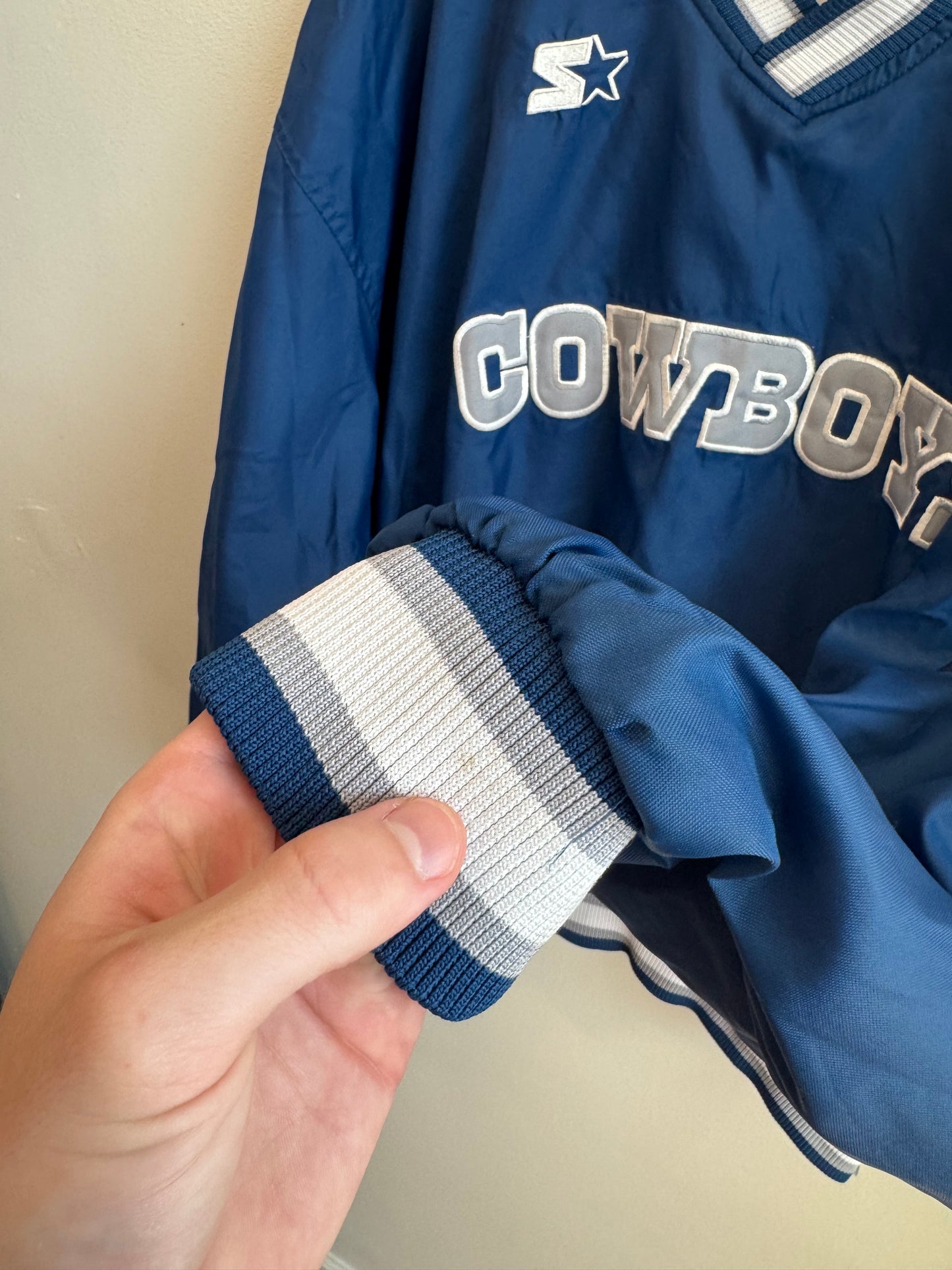 90s Dallas Cowboys Pro Line NFL Starter Windbreaker (XL)